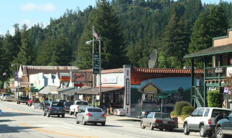 Downtown Boulder Creek, CA